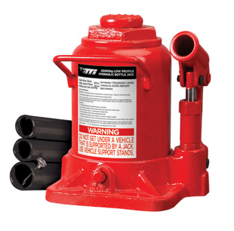 Tti 12,000kg low profile hydraulic bottle jack
