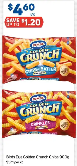 Foodland Birds Eye Golden Crunch Chips 900g offer
