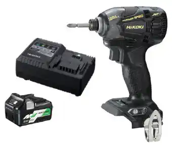 Total Tools Hikoki 36v multivolt brushless 1/4" 1x2.5ah/5.0ah impact driver kit offer