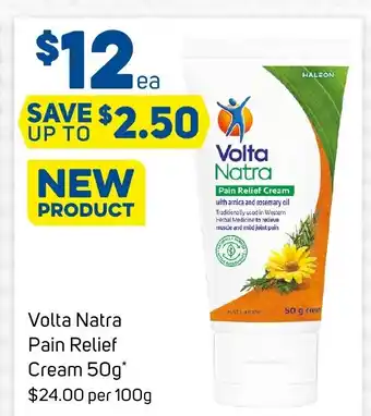 Foodland Volta Natra Pain Relief Cream 50g offer