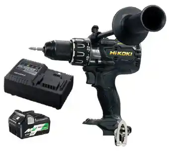 Total Tools Hikoki 36v multivolt brushless 13mm 1x2.5ah/5.0ah hammer drill kit offer
