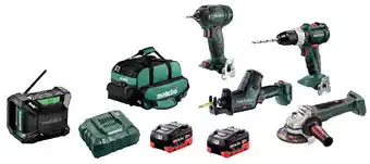 Metabo 18v brushless 4 piece 2x5.5ah combo kit