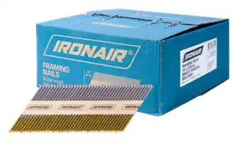 Total Tools Ironair 75mm bright framing nails offer