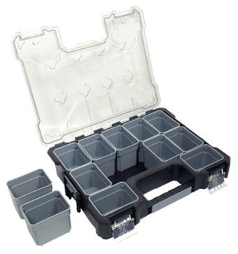 Total Tools Hrd 12 bin stackable organiser offer