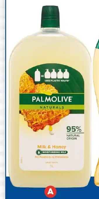 Foodland Palmolive Naturals Hand Wash Refill 1 Litre offer