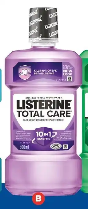 Foodland Listerine Premium Mouthwash 500mL offer