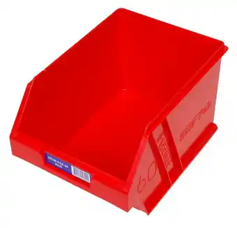 Fischer 6l red stor-pak storage bin