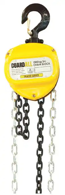 Total Tools Guardall 1000kg 3m trade series chain block lift offer