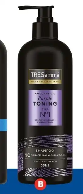 Foodland TRESemmé Shampoo or Conditioner 500mL offer