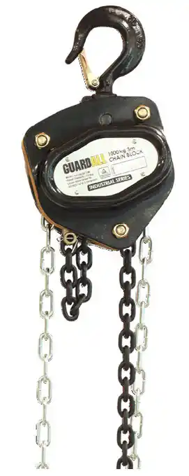 Guardall 1000kg 3m industrial series chain block lift
