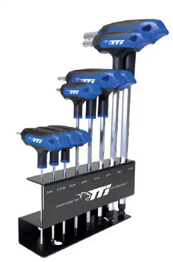 Total Tools Tti 8 piece metric hex key set with rack offer