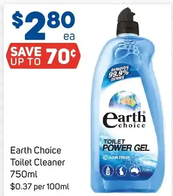 Foodland Earth Choice Toilet Cleaner 750mL offer