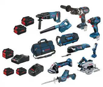 Total Tools Bosch procore18v 10 piece 2x8.0ah combo kit offer