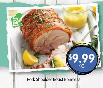 Spudshed Pork Shoulder Roast Boneless offer