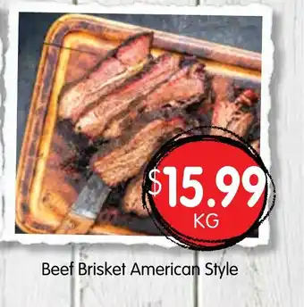Beef Brisket American Style