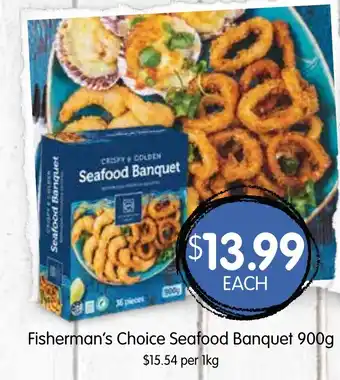 Spudshed Fisherman's Choice Seafood Banquet 900g offer