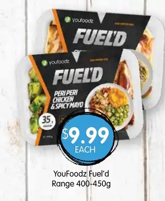 Spudshed YouFoodz Fuel'd Range 400-450g offer