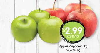 Spudshed Apples Prepacked 1kg offer
