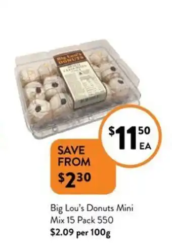 Big Lou's Donuts Mini Mix 15 Pack