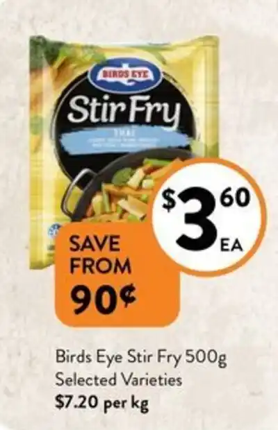 Birds Eye Stir Fry 500g offer at Foodworks