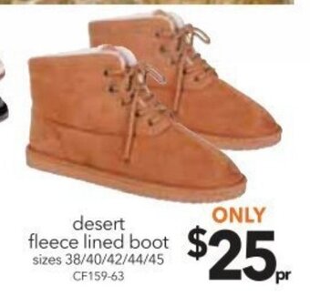 Cheap as Chips Desert Fleece Lined Boot offer
