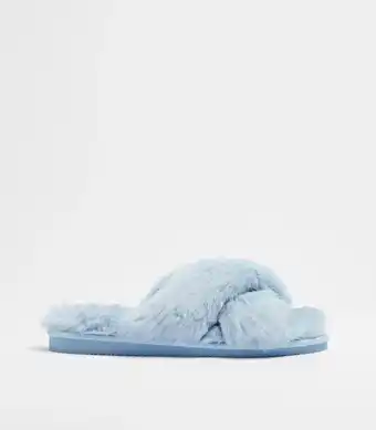 Target Womens Cross Over Slipper Scuff - Lidia - Light Blue offer