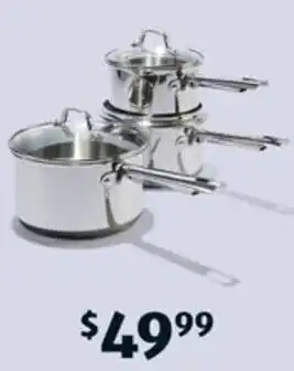 ALDI Stainless Steel Cookware Sets offer