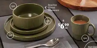 ALDI Dinnerware Assortment 2pk offer