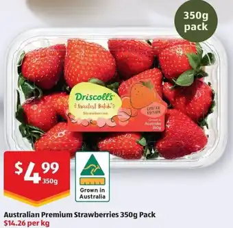 ALDI Australian Premium Strawberries 350g offer