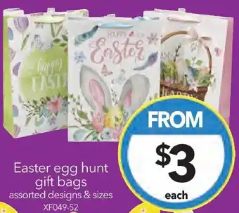 Cheap as Chips Easter egg hunt gift bags offer