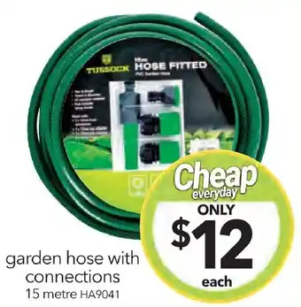 Cheap as Chips garden hose with connections 15 metre offer