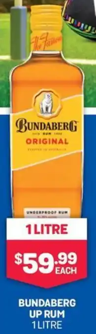 BUNDABERG UP RUM 1 LITRE