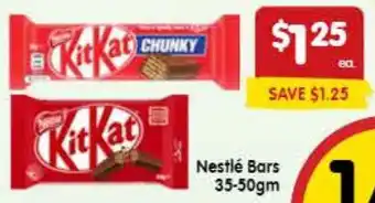 Spar Nestlé Bars 35-50gm offer
