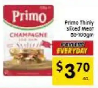 Spar Primo Thinly Sliced Meat 80-100gm offer