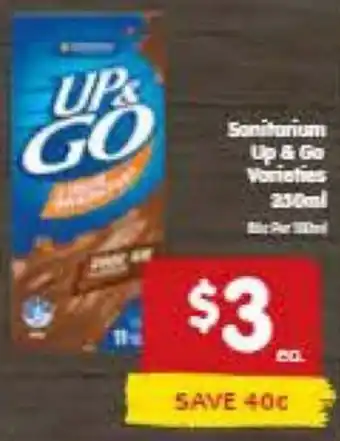Spar Sonitorium Up & Go Voniaties 250ml offer