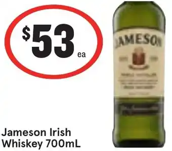 Ritchies Jameson Irish Whiskey 700mL offer