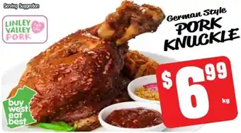 Farmer Jack's German Style PORK KNUCKLE per kg offer