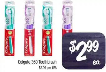 Farmer Jack's Colgate 360 Toothbrush offer