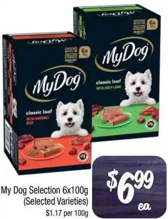 Farmer Jack's My Dog Selection 6x100g offer