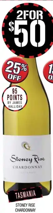 Farmer Jack's STONEY RISE CHARDONNAY offer