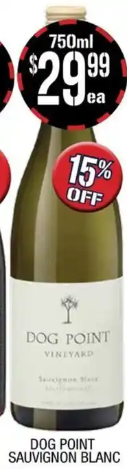 Farmer Jack's DOG POINT SAUVIGNON BLANC 750ml offer
