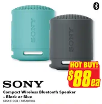 The Good Guys SONY Compact Wireless Bluetooth Speaker offer