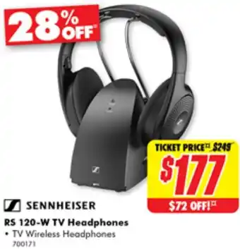 The Good Guys SENNHEISER RS 120-W TV Headphones offer