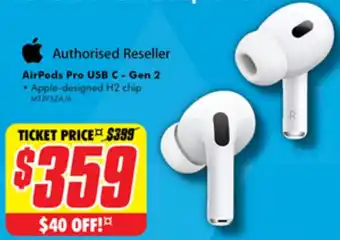 The Good Guys AirPods Pro USB C - Gen 2 offer