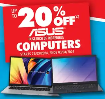 The Good Guys ASUS COMPUTERS offer