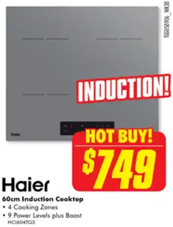 The Good Guys 60cm Induction Cooktop offer