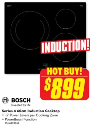 The Good Guys Series 4 60cm Induction Cooktop offer