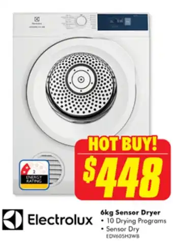 The Good Guys 6kg Sensor Dryer offer