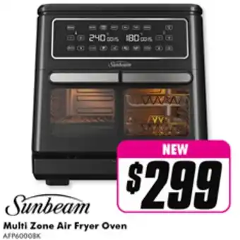 The Good Guys Sunbeam Multi Zone Air Fryer Oven offer