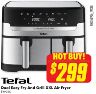 The Good Guys Tefal Dual Easy Fry And Grill XXL Air Fryer offer